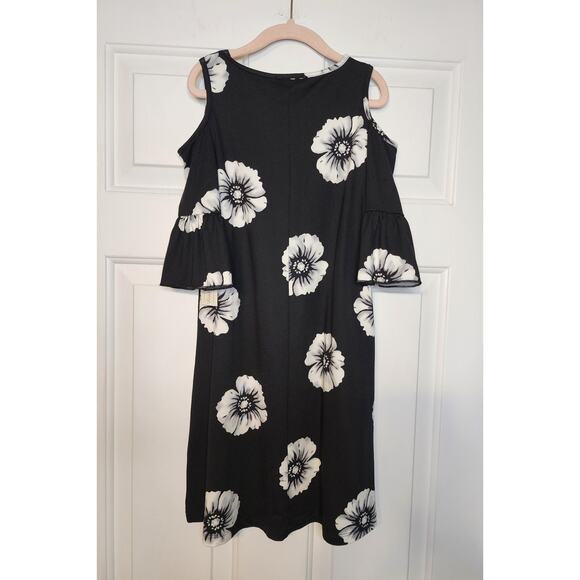 Social Academy Girls Floral Cold Shoulder Dress Size 8 Stitch Fix NWT - Picture 2 of 3